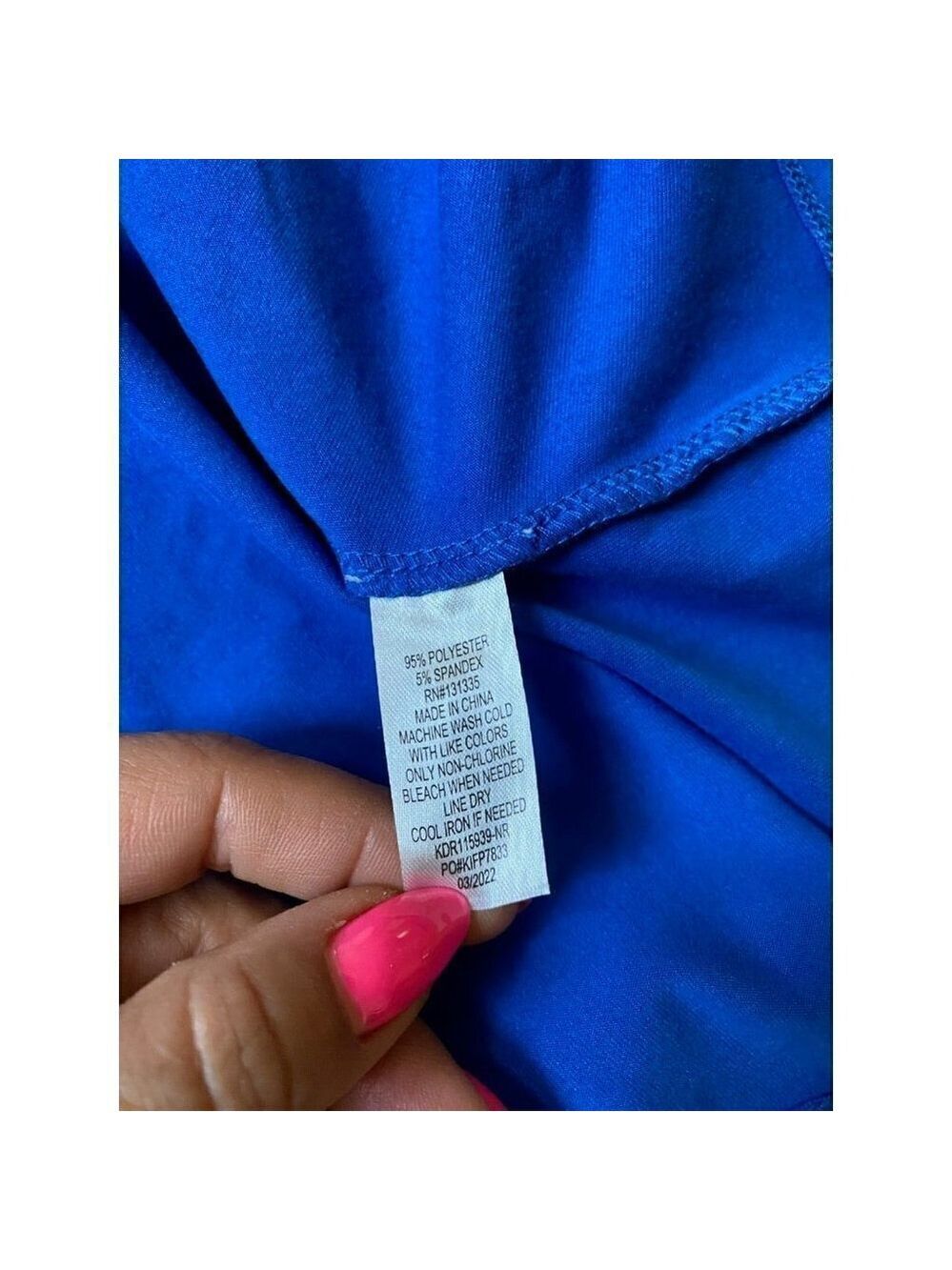 Socialite Women tank blue side ruched Dress BNWOT sz Xlarge side ruched - Picture 6 of 8